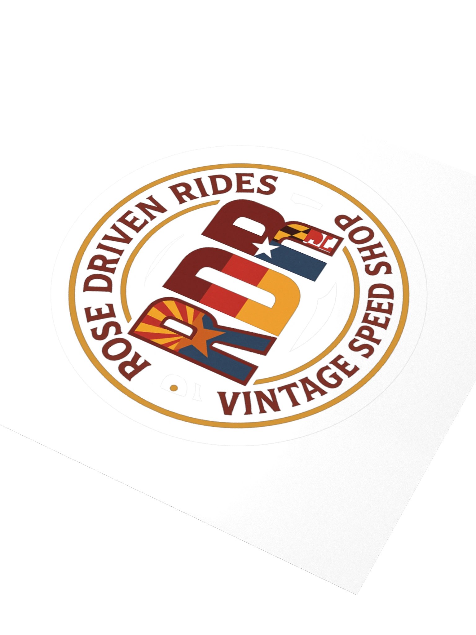 Rose Driven Rides Around The World Sticker product image (3)