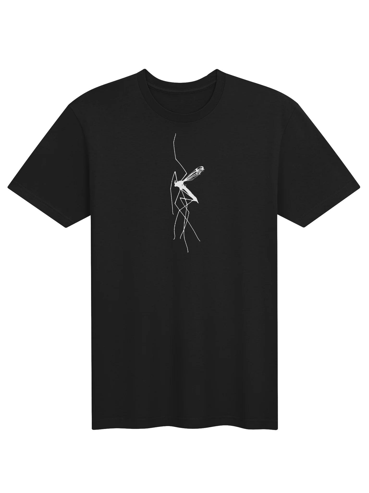 Mosquito Scan, 1993 — White Print T-Shirt