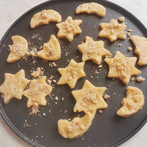 I made moon cookies #witchesofinstagram #moon  #stars #witchcore