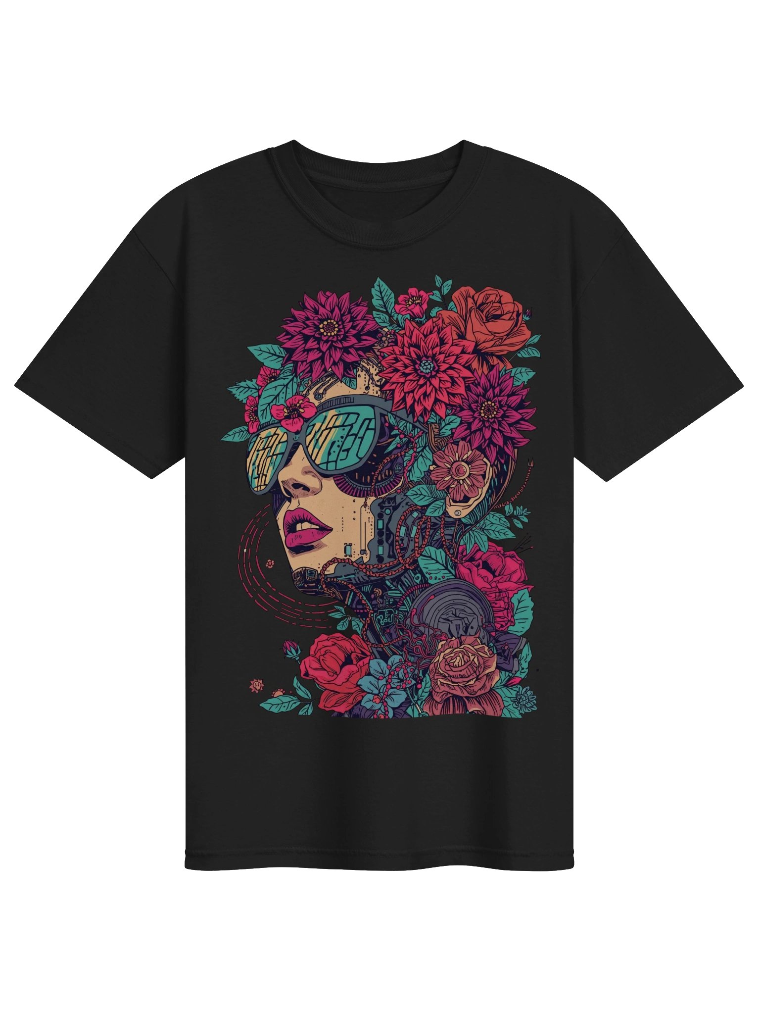 Floral Vision Sunglasses Heavyweight Tee product image (1)