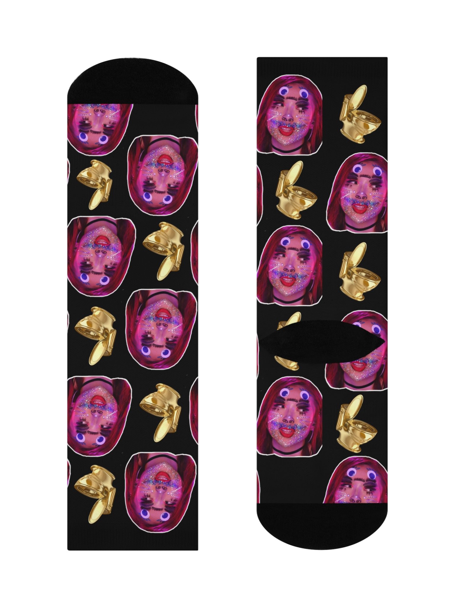 Velvet Makeup Face Socks product image (3)