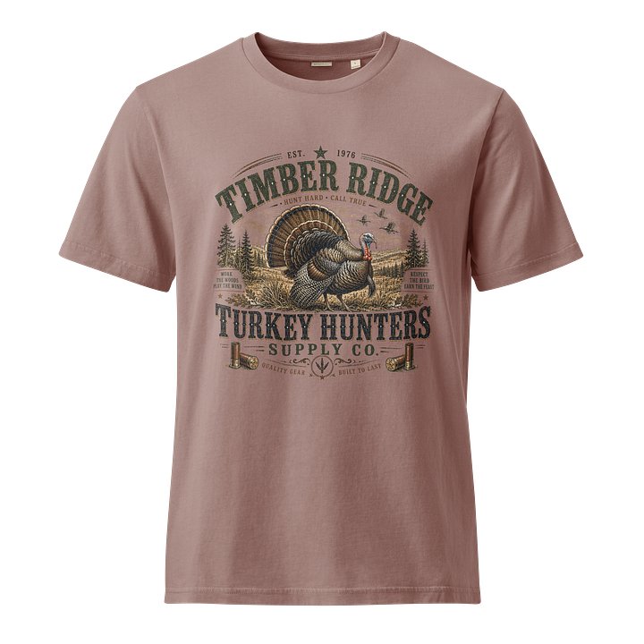 Timber Ridge Turkey Hunters Vintage Patch Tee product image (1)