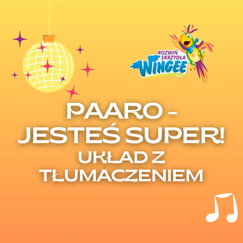 Jesteś super! - układ taneczny z tłumaczeniem product image (1)
