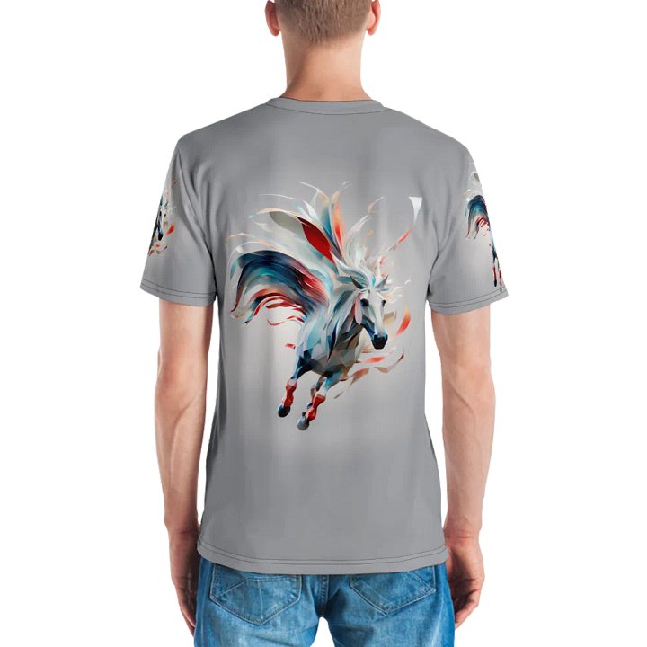 Running White Horse T shirt product image (2)