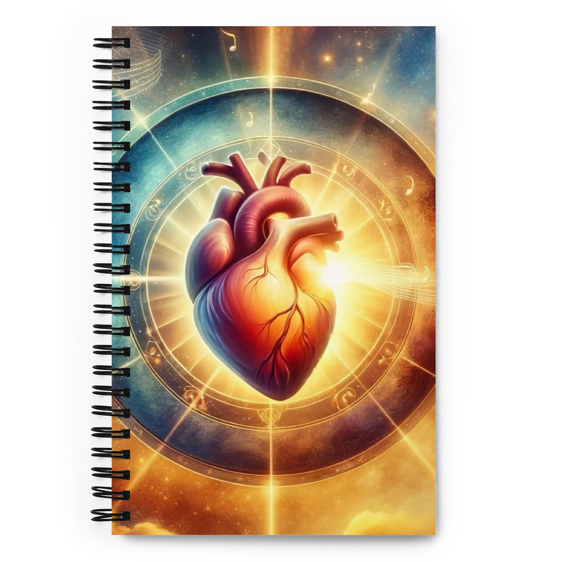Celestial Heartbeat Spiral Notebook product image (1)