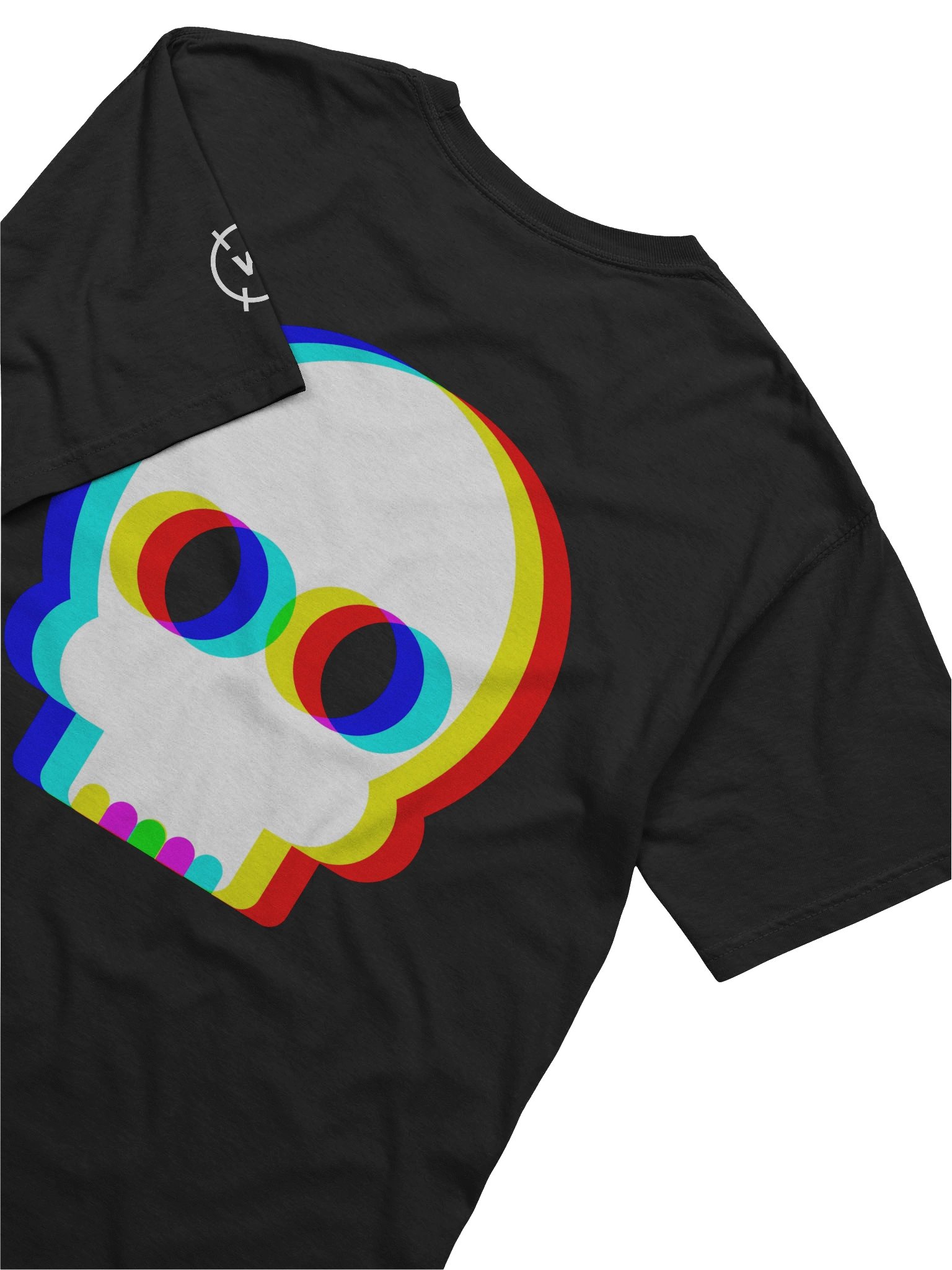 Trippy Skull Vaporwave Techno Rave EDM Tee product image (6)