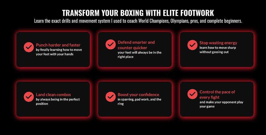 Boxing Footwork Academy - 40% OFF Right Now! product image (6)