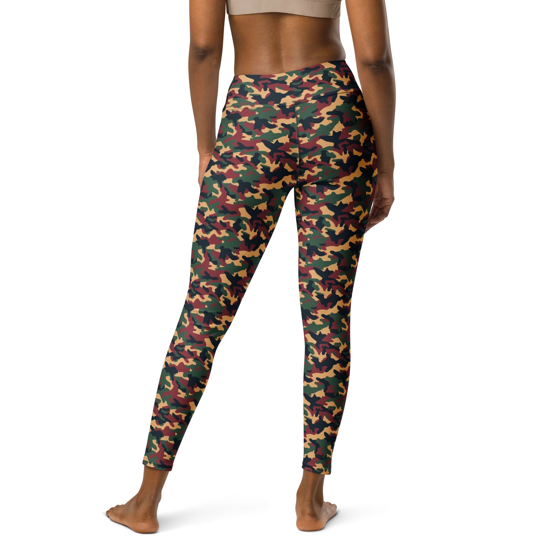 Autumn Blaze Camo Women’s Leggings product image (3)