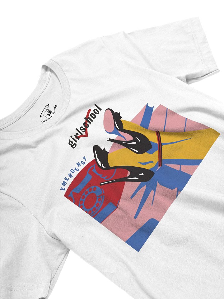 GIRLSCHOOL EMERGENCY TEE product image (1)