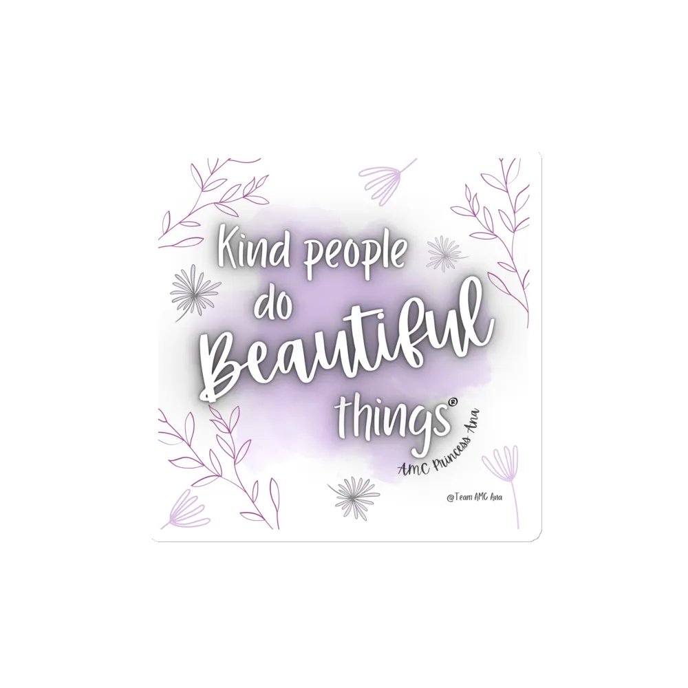 KPDBT - White/Lavender Magnet product image (1)