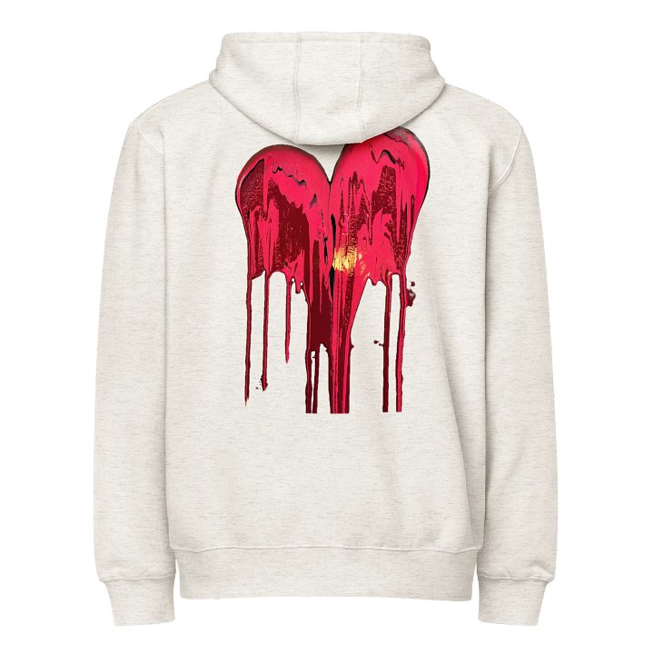 Melting Heart Zip-up Hoodie product image (14)