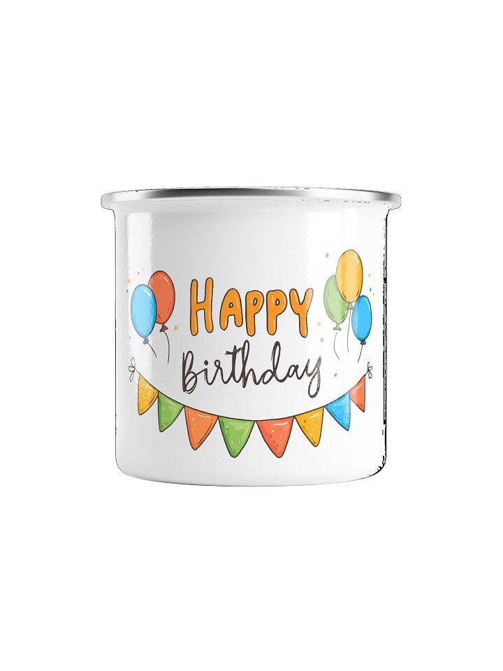 Happy Me Enamel Mug product image (2)