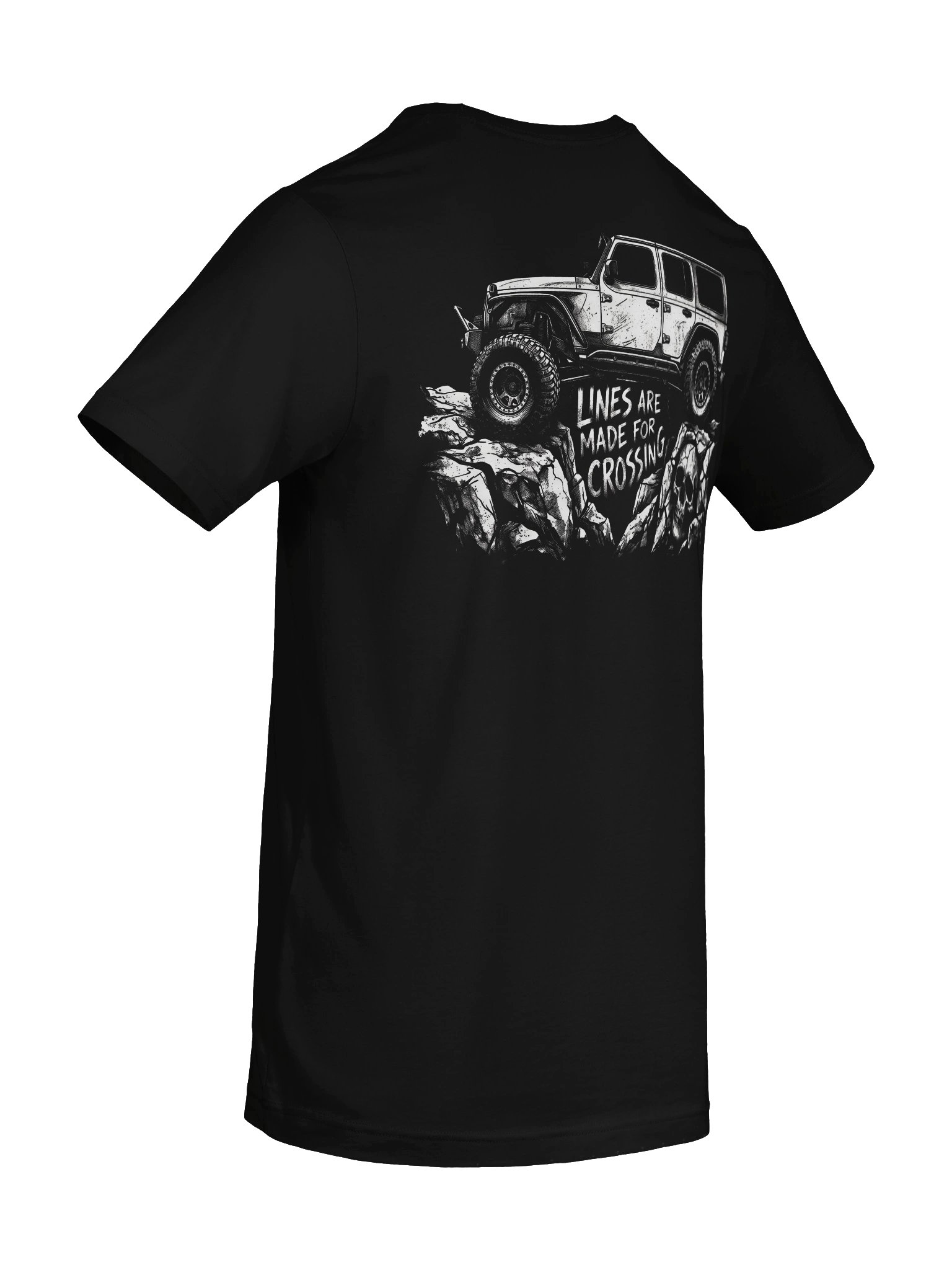 Lines Are Made for Crossing Back-Print Graphic Tee product image (12)
