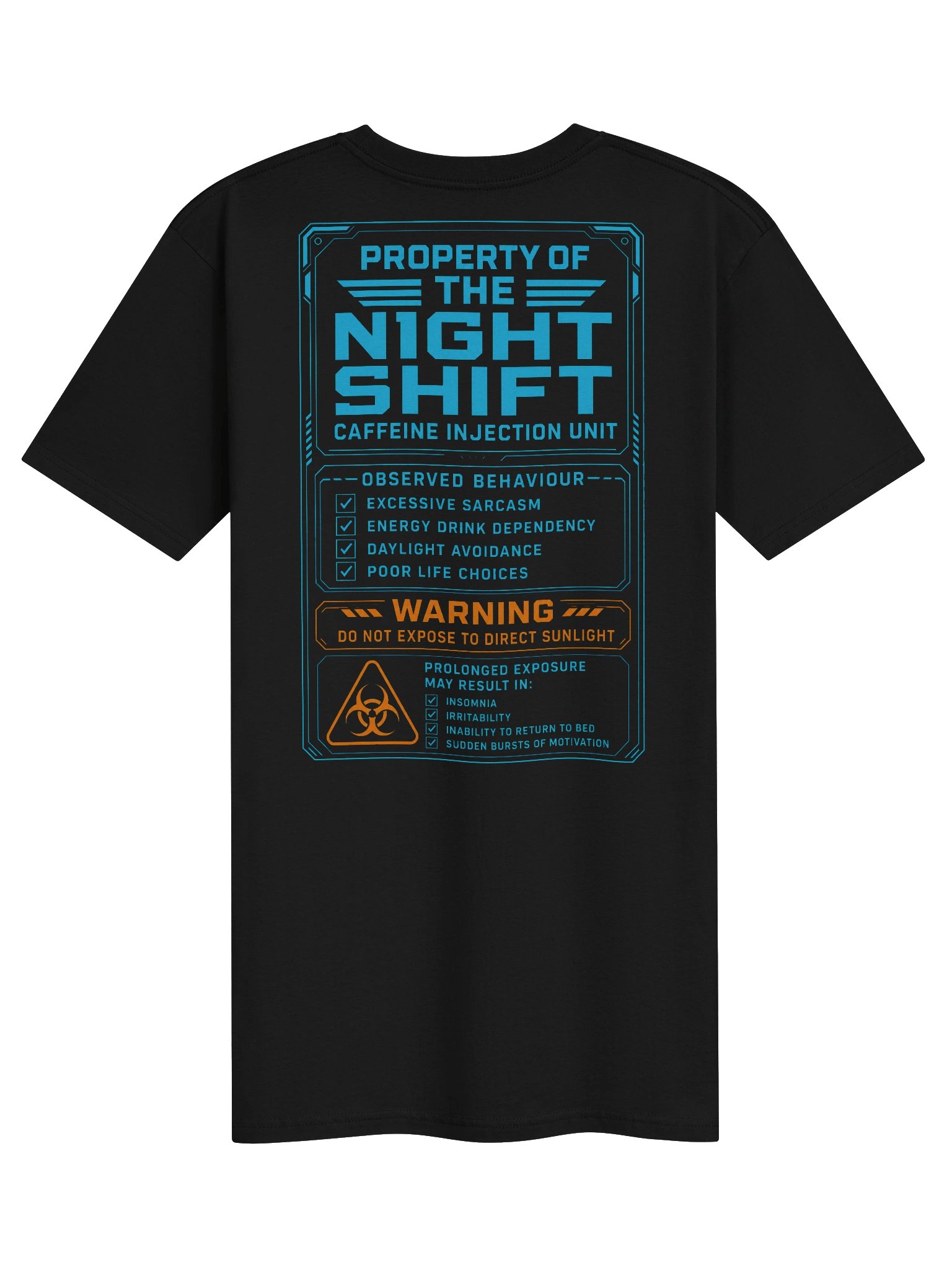 Night Shift: Caffeine Injection Unit - Rabid Threads Tactical Tee product image (6)