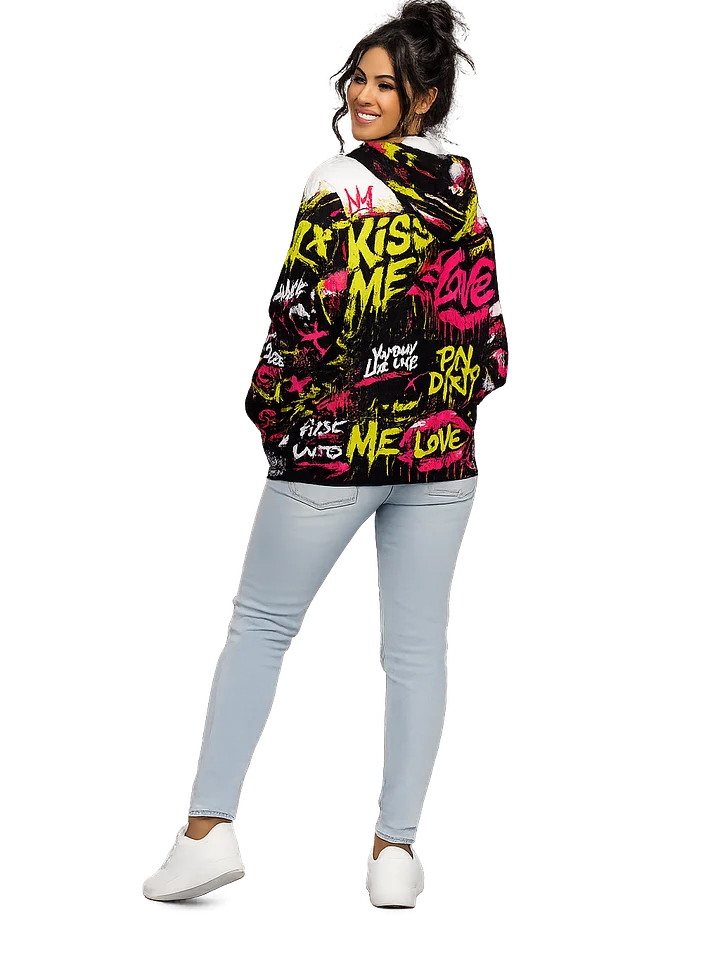 Neon Graffiti Street-Art Windbreaker product image (2)