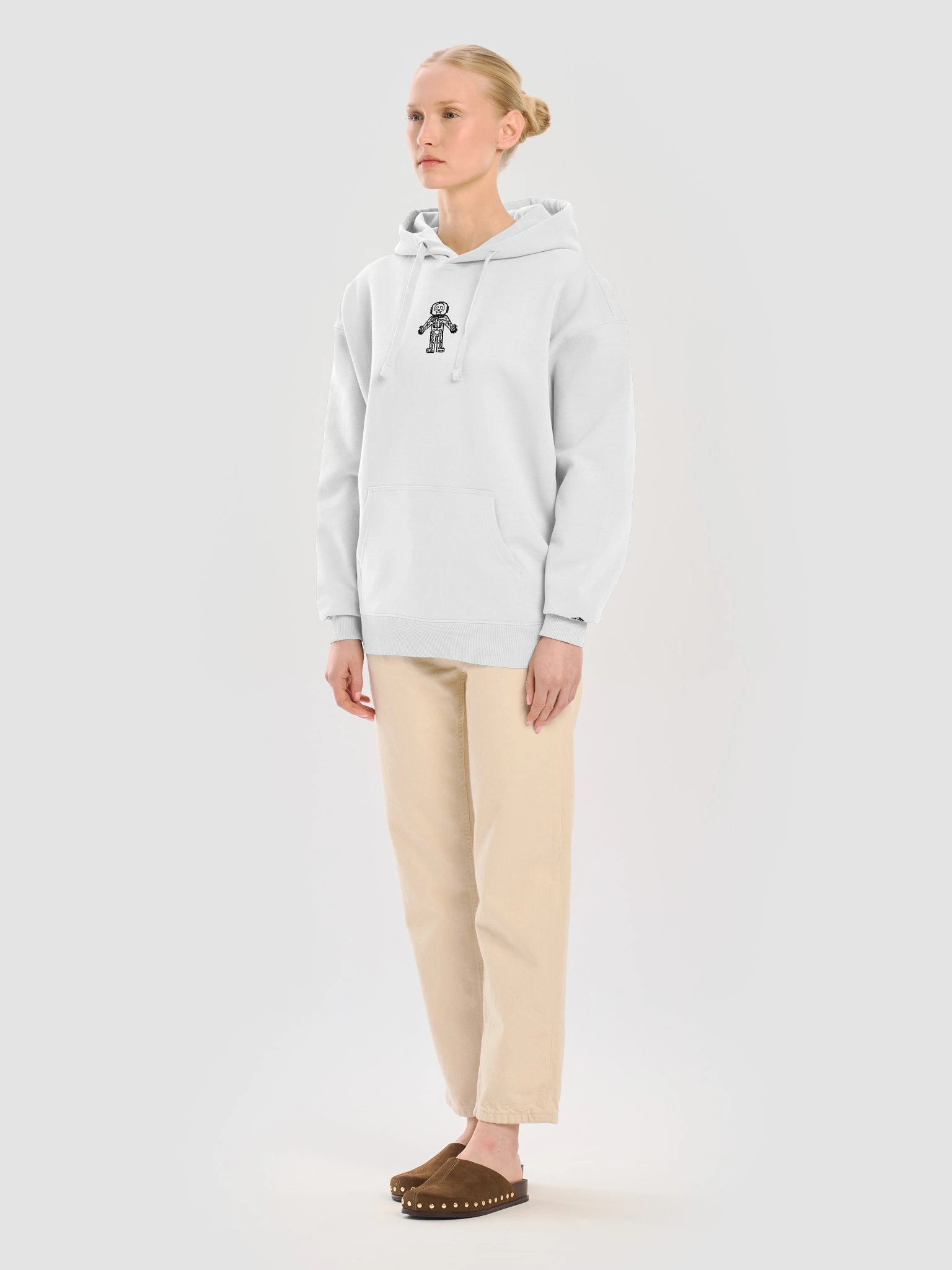 Skelly Hoodie (White) product image (11)