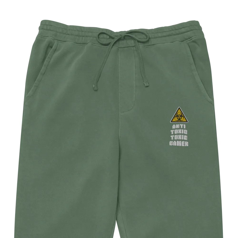 Anti-Toxic-Toxic-Gamer Embroidered Joggers product image (4)