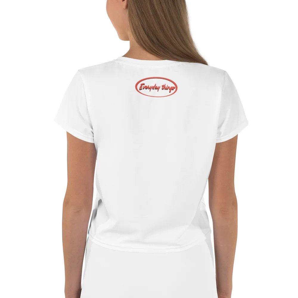 Sticky Steve Crop Top (White) product image (4)