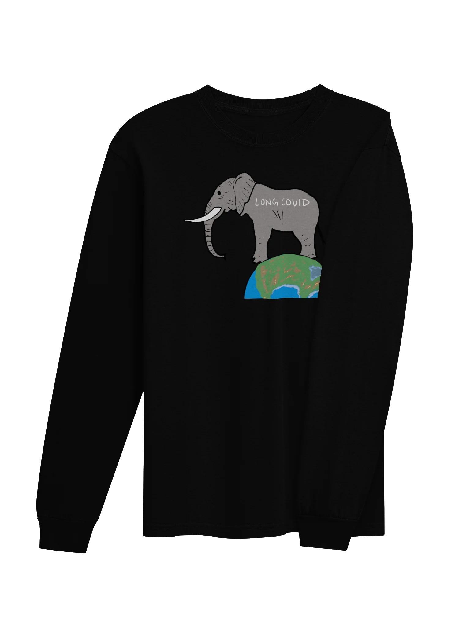 Elephant In The Room (Long Covid) long sleeve tee product image (21)