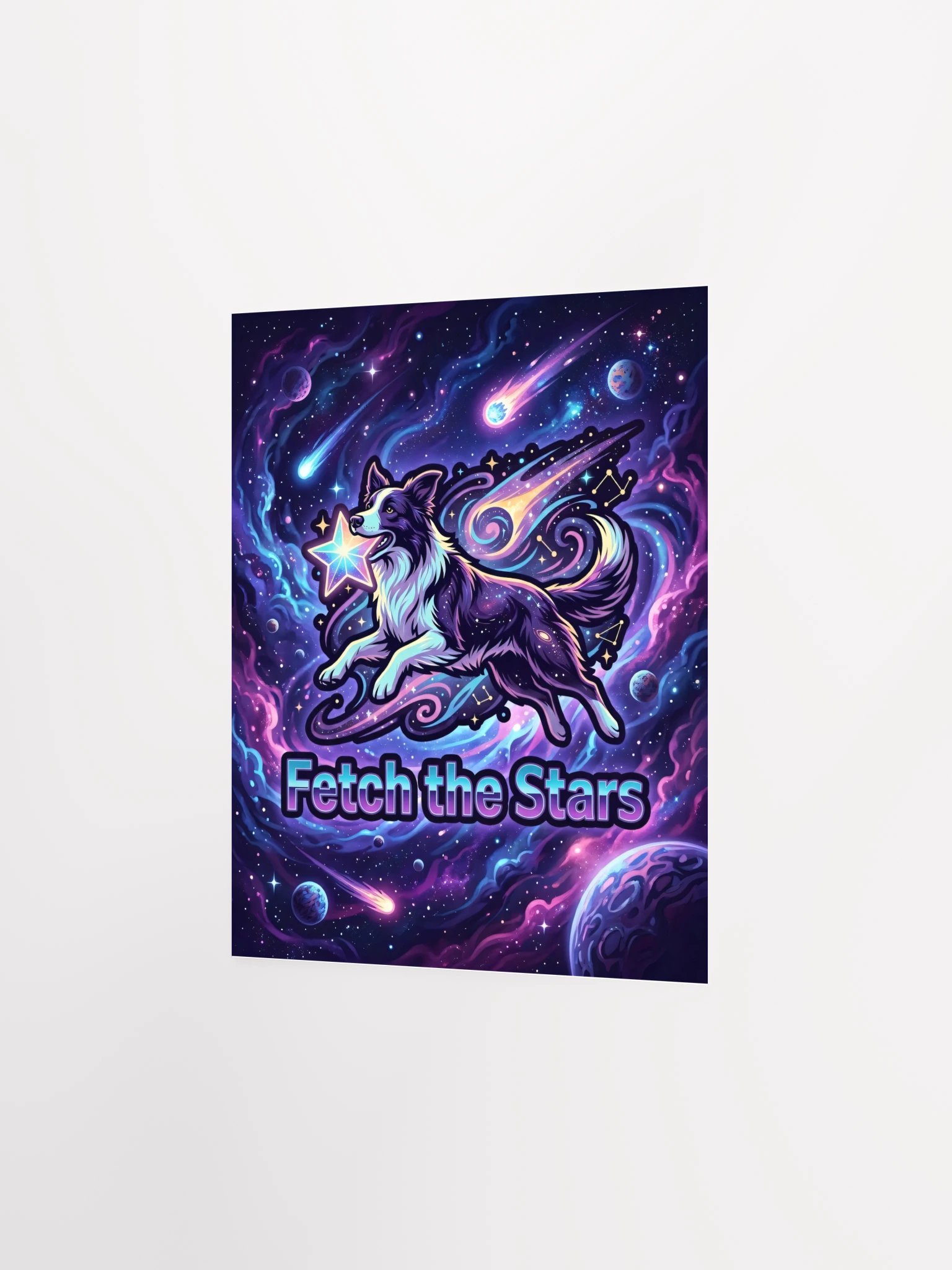 Star Fetch Collie Poster product image (26)