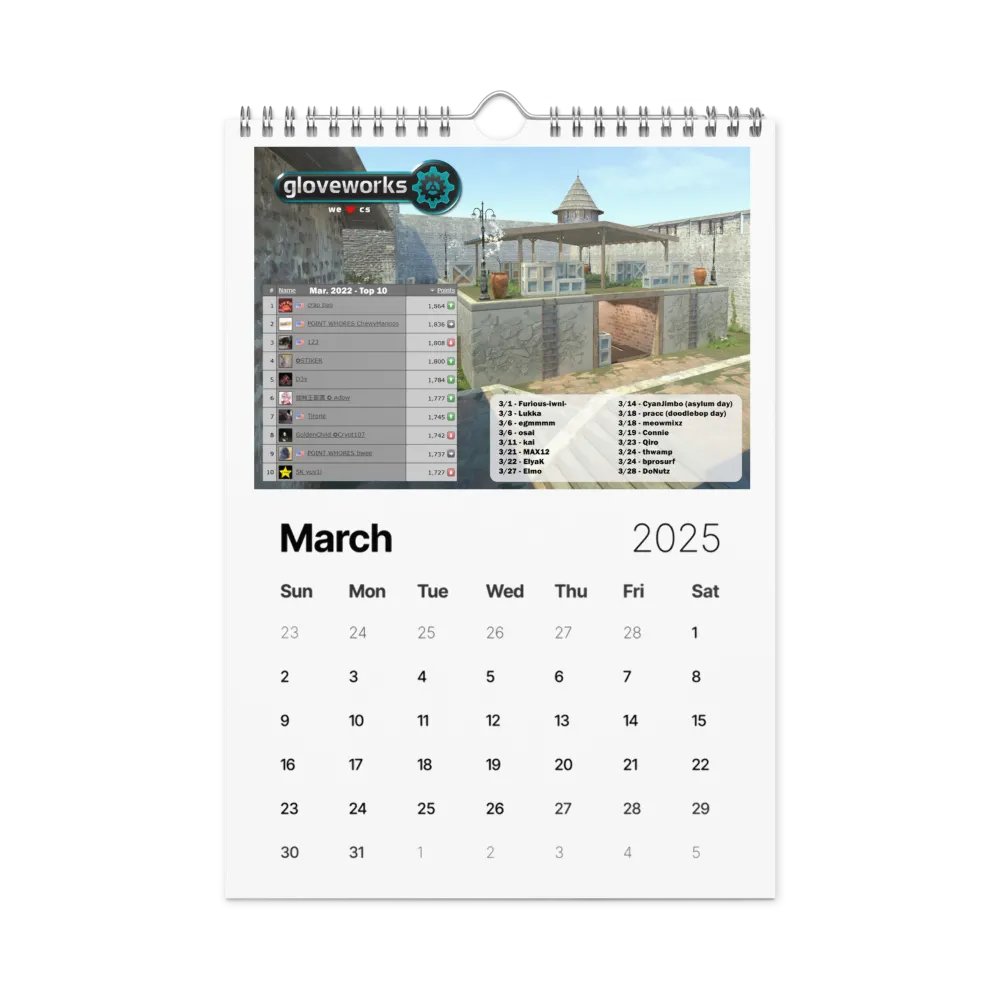 gloveworks calendar 2025 product image (9)