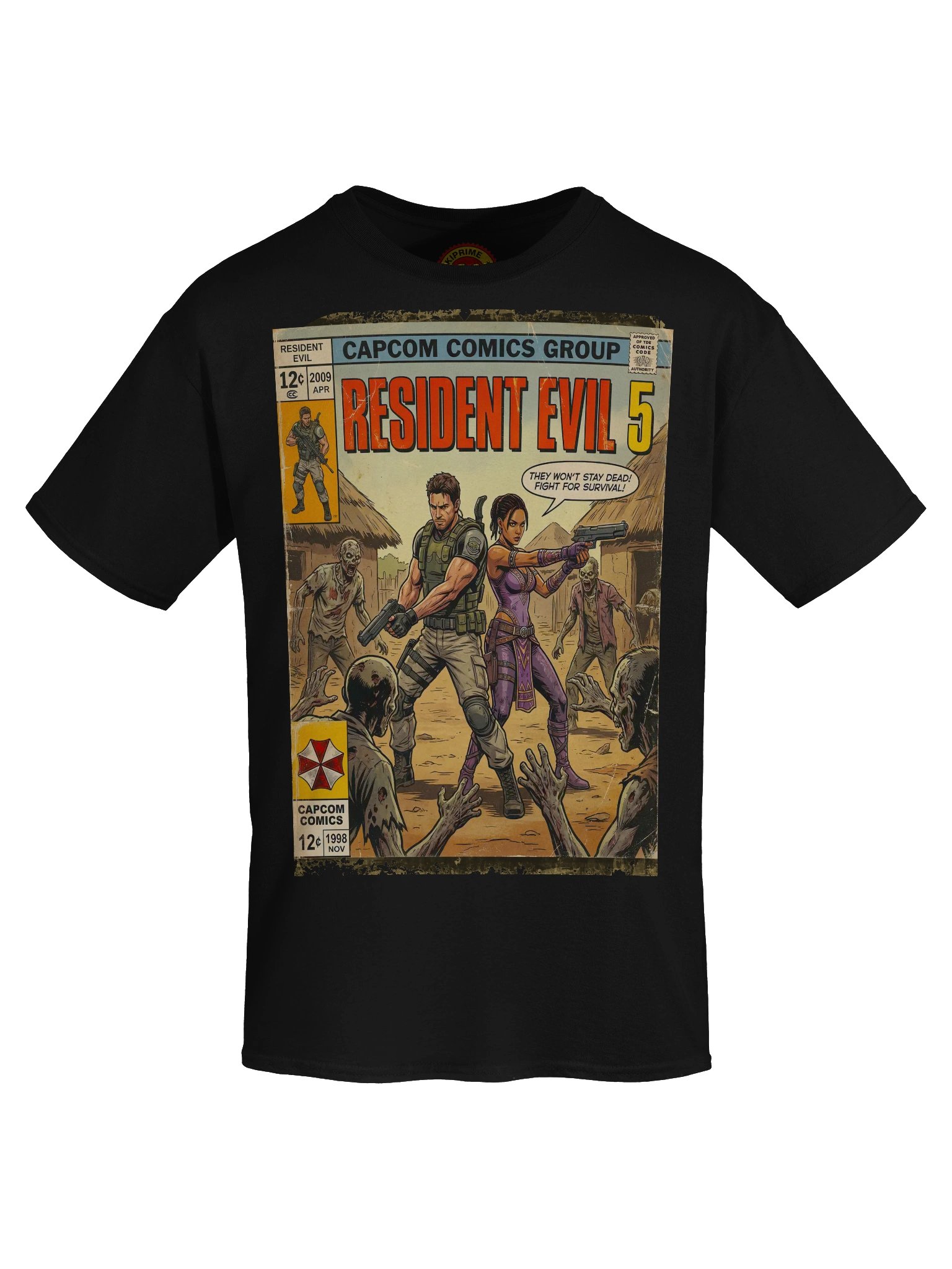 Resident Evil 5 Comic Art T-Shirt product image (5)