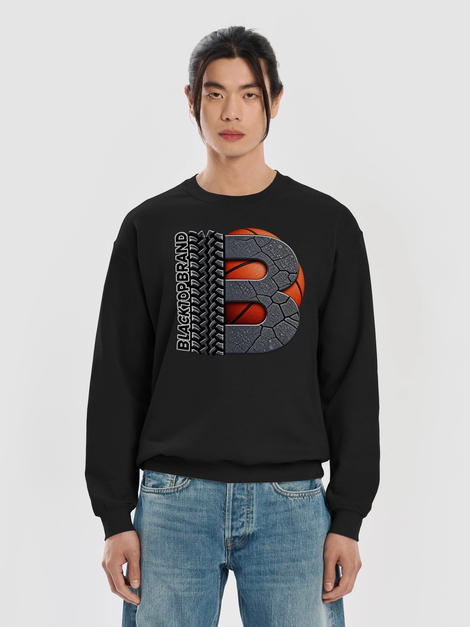 Blacktop Brand Basketball Crewneck product image (49)