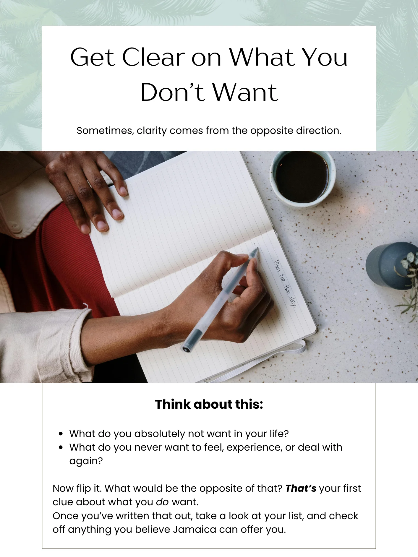 Is Jamaica Right for Me? A Clarity Workbook product image (3)
