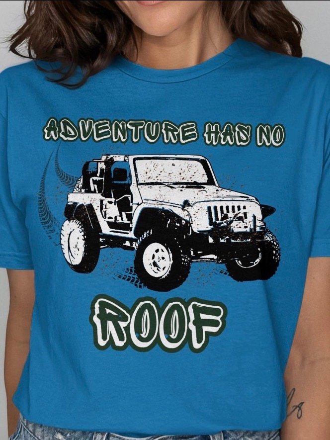 Adventure Has No Roof Off-Road Jeep SUV Mud Splattered Graphic Design Print Outdoor Enthusiast product image (8)
