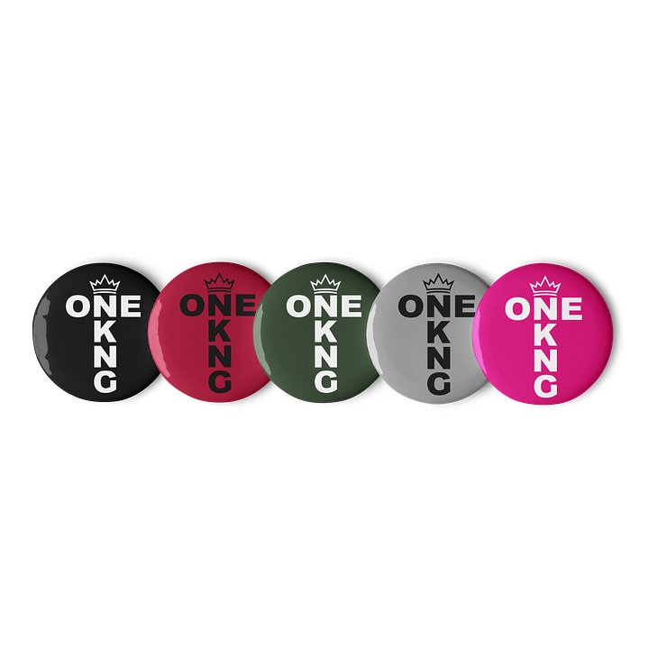 ONE KING Royal Cross Pin Buttons Set product image (2)