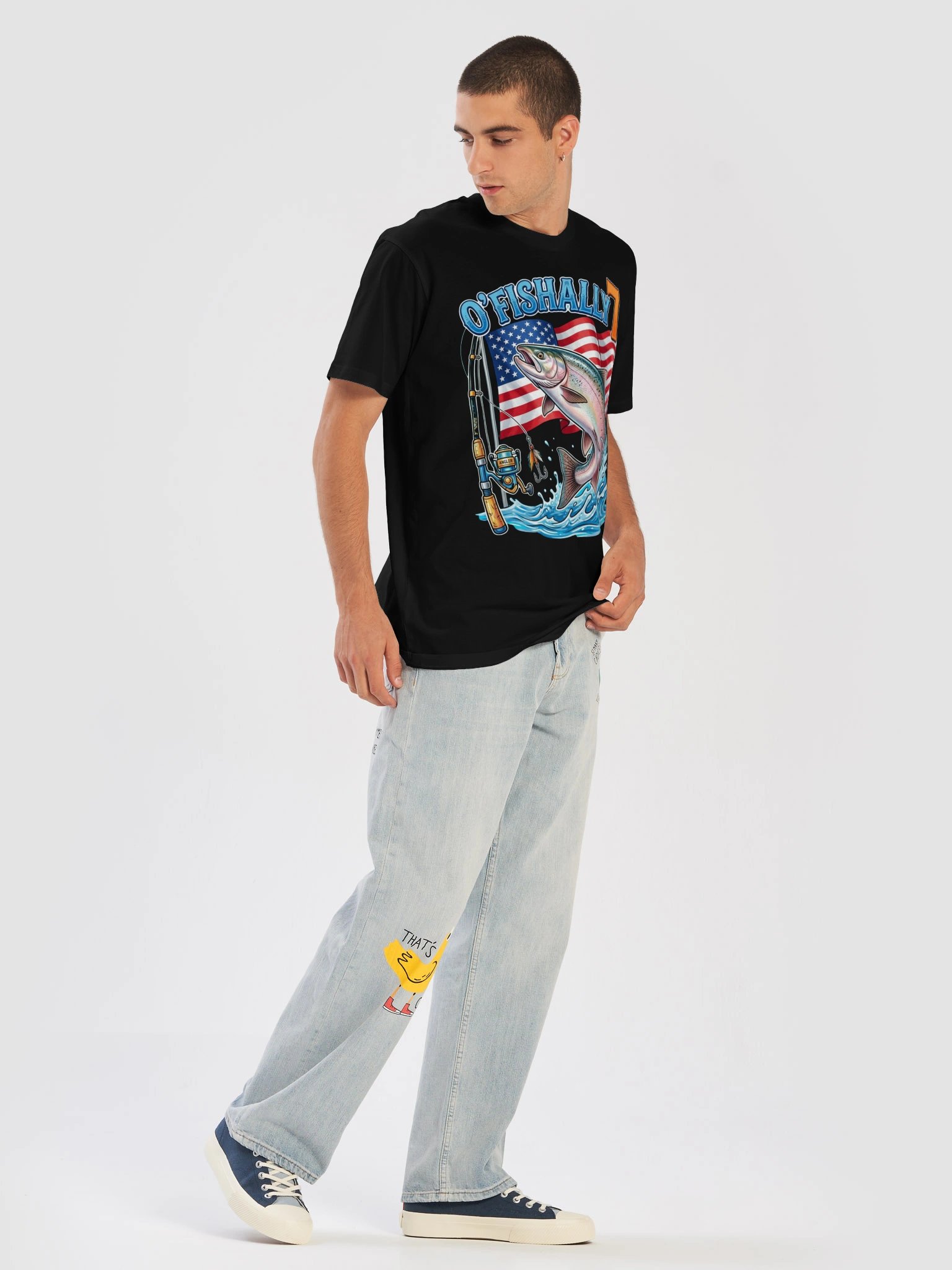 O’Fishally 7 Patriotic Fishing Tee product image (26)