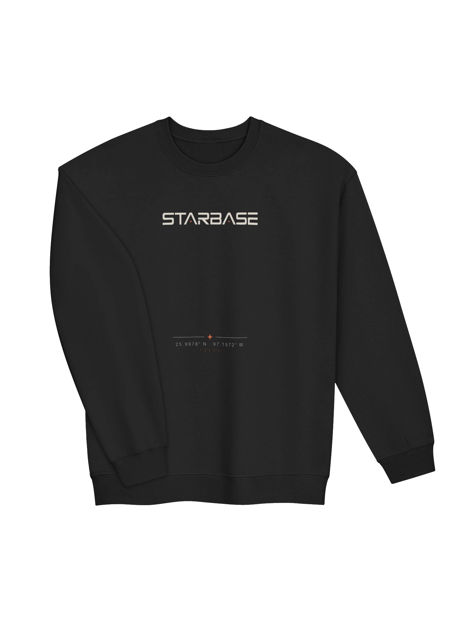 SpaceX Starship Starbase Coordinates Crewneck product image (3)