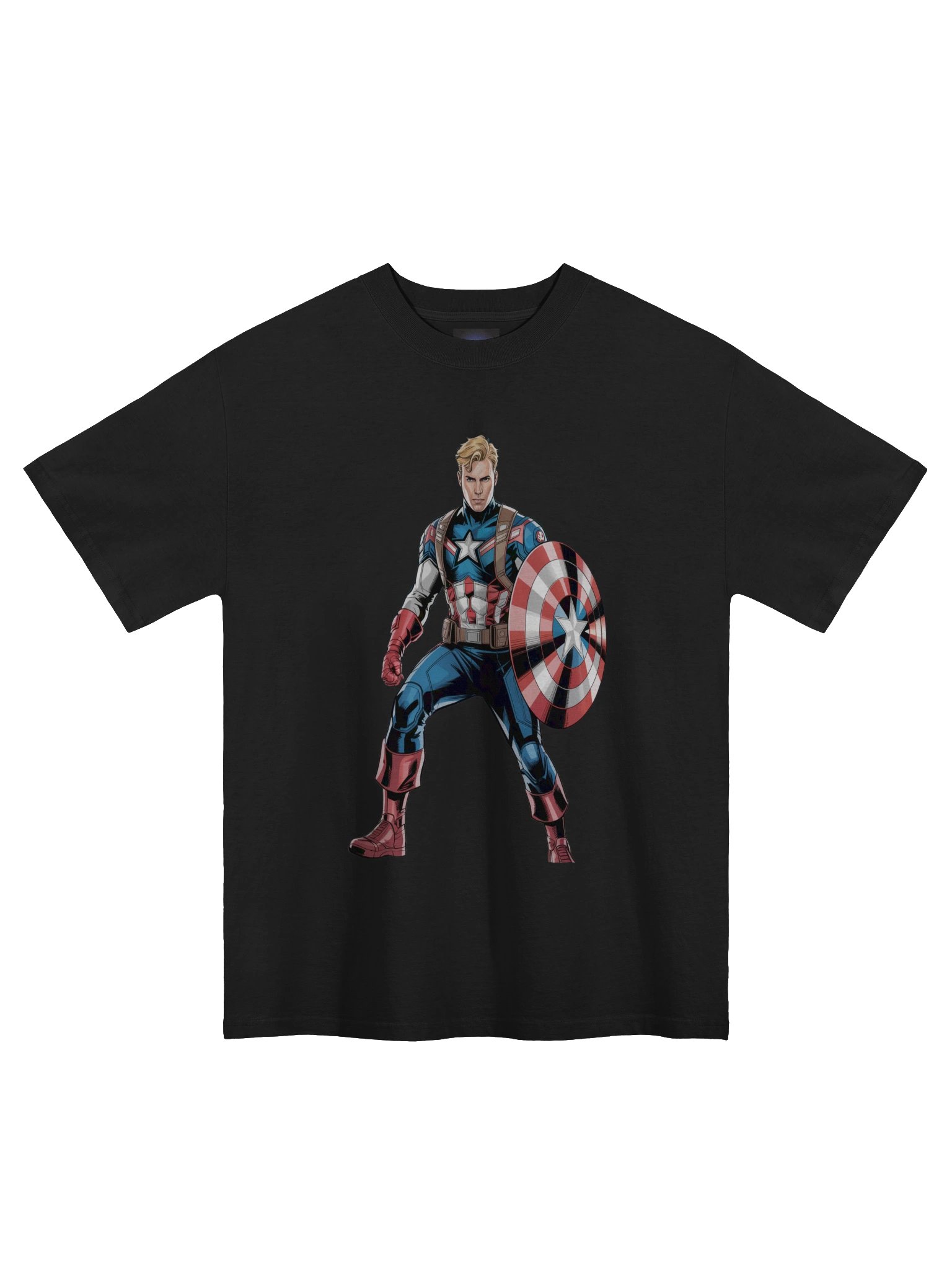 Eclipse Bastion: Captain America Faded Fortress Oversized T-Shirt product image (3)