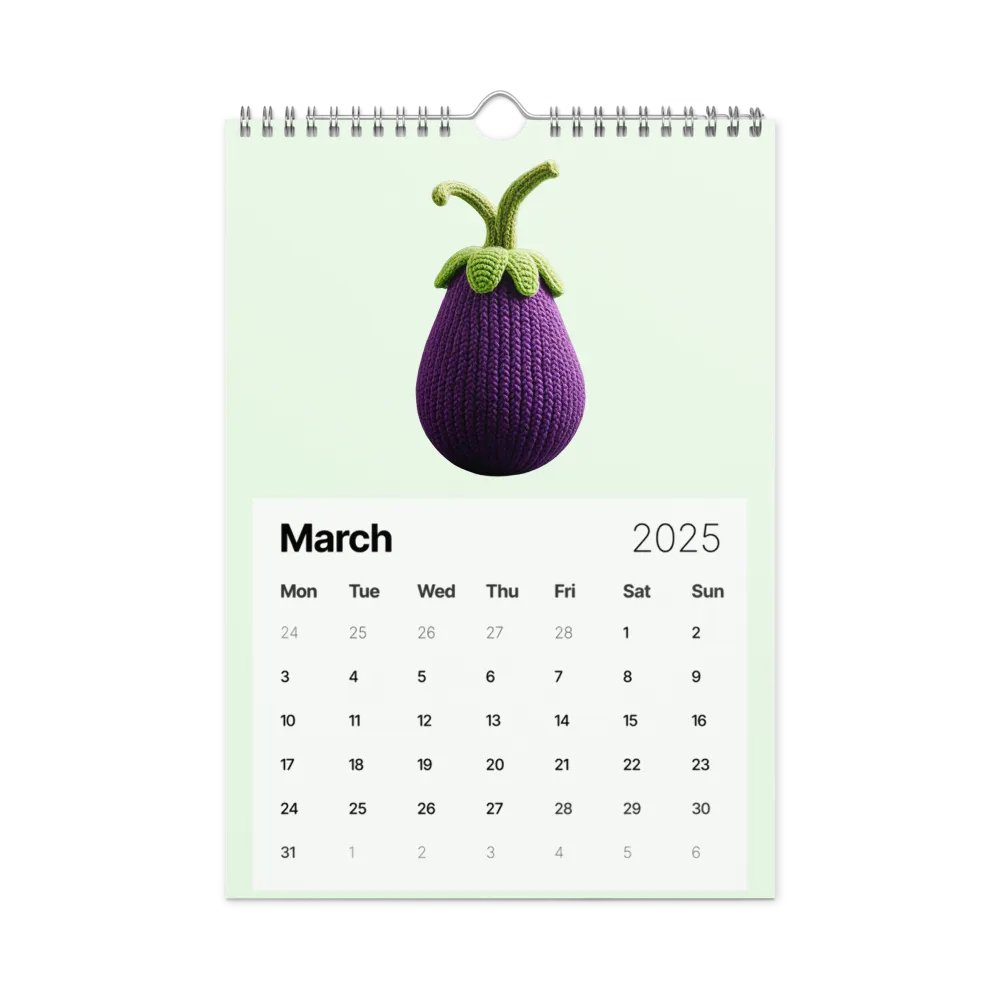 CozyAvocado's Healthy 2025 Calendar Veggie Edition product image (4)