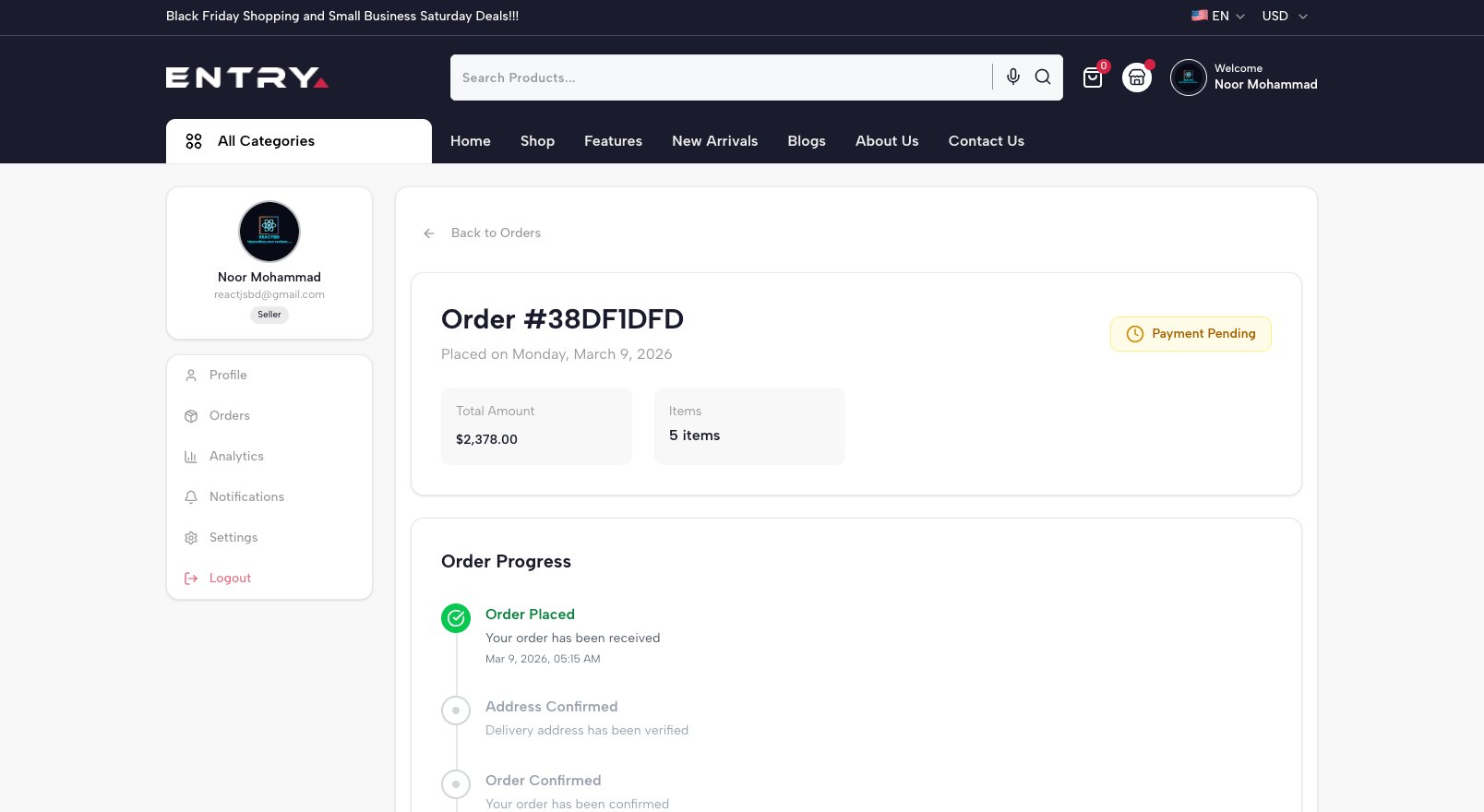 Complete Next.js eCommerce Platform | React 19 Storefront, Vite Admin & Node.js Backend product image (9)