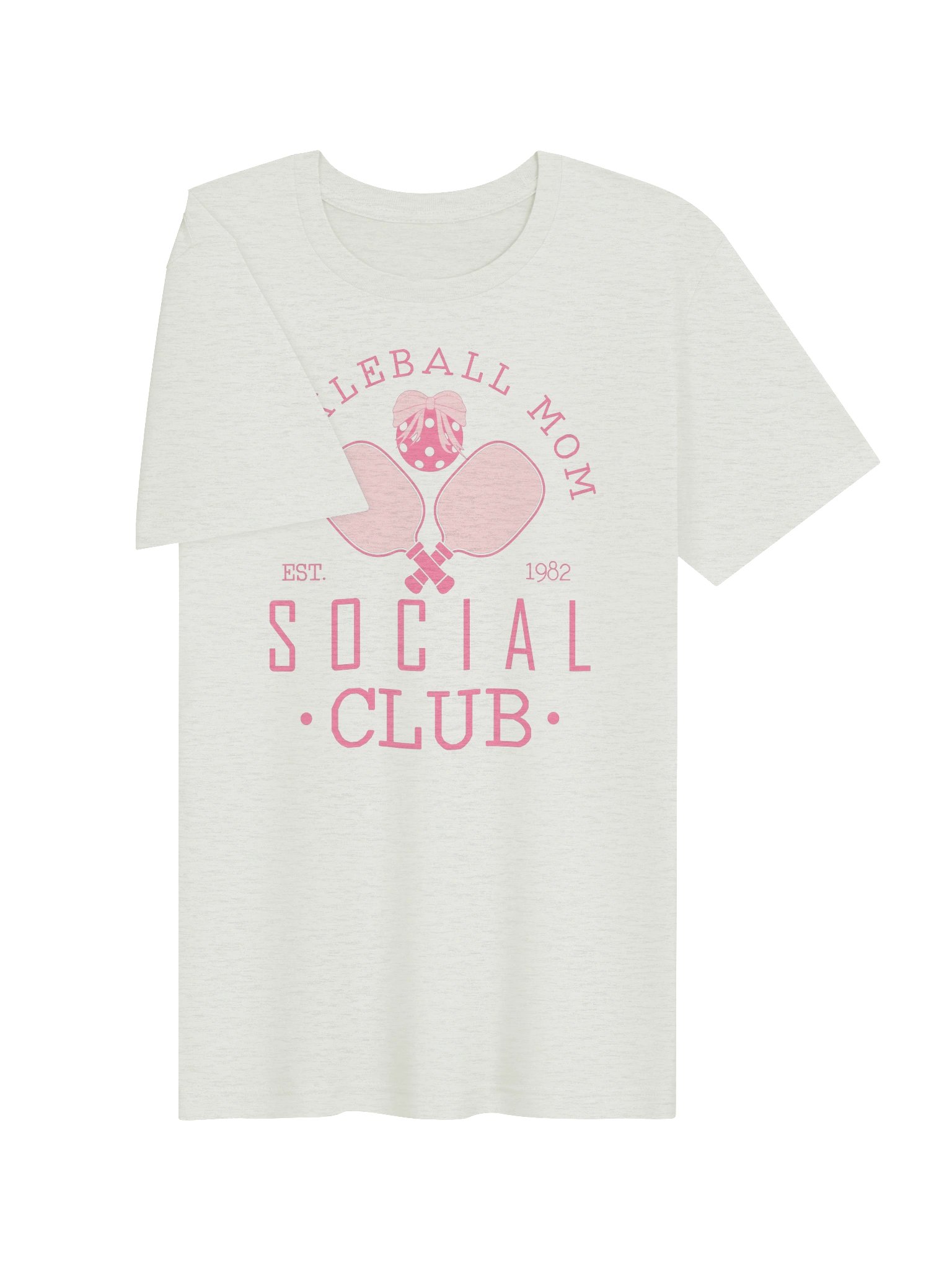 Pickleball Mom Social Club T-Shirt | Preppy Pickleball Mom Tee product image (14)