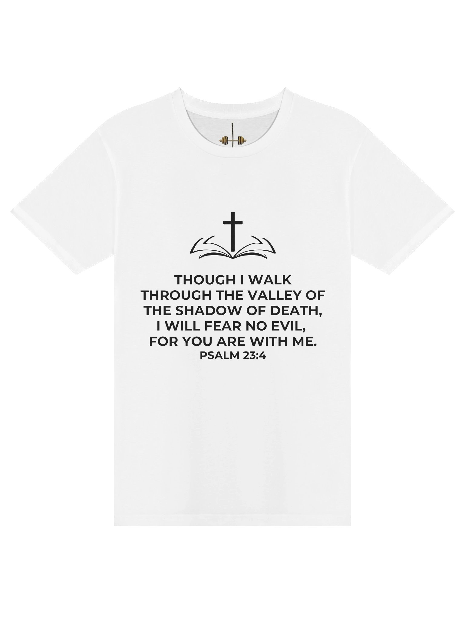 Psalm 23:4 Unisex Tee [Dark] product image (23)