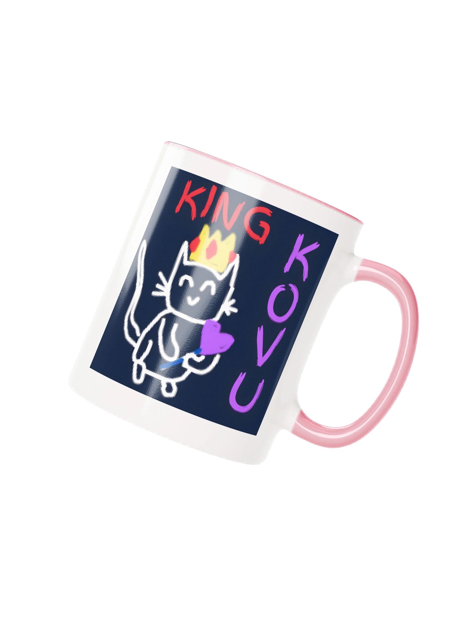 cute pink king kovu mug product image (4)