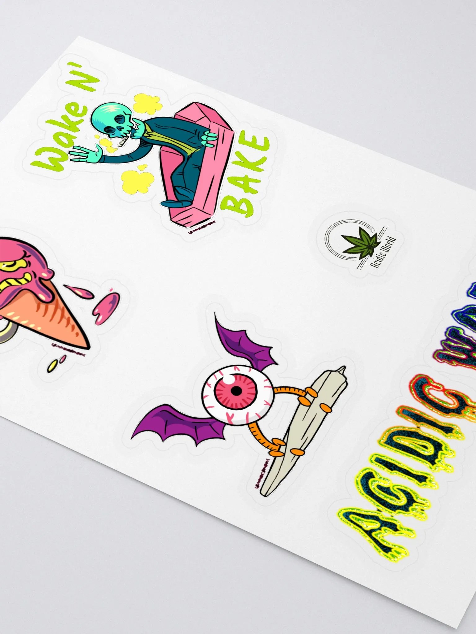 Acidic World Stickers!! product image (3)