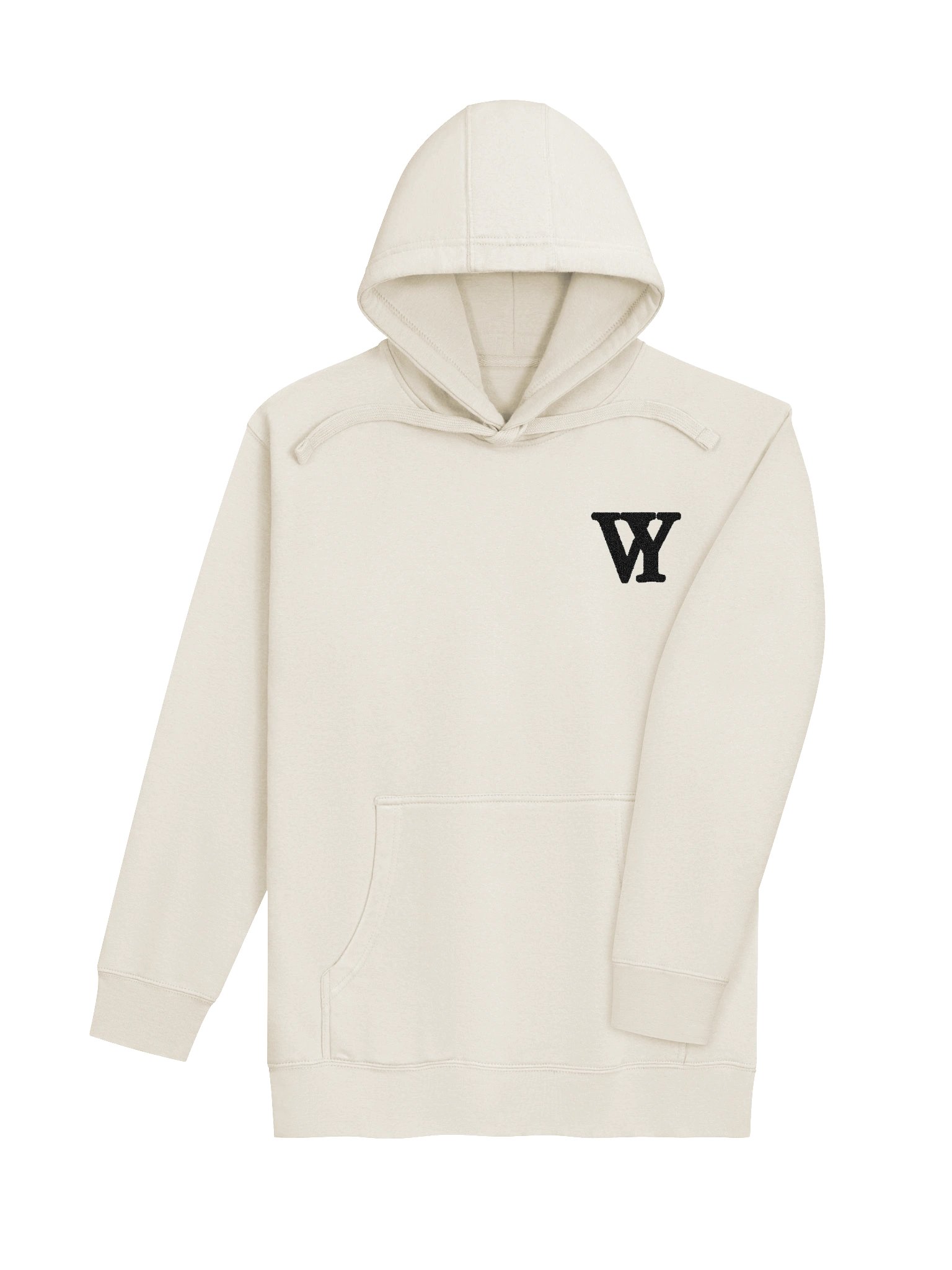 VY HOODIE- BLACK MONOGRAM EMBROIDERED product image (28)