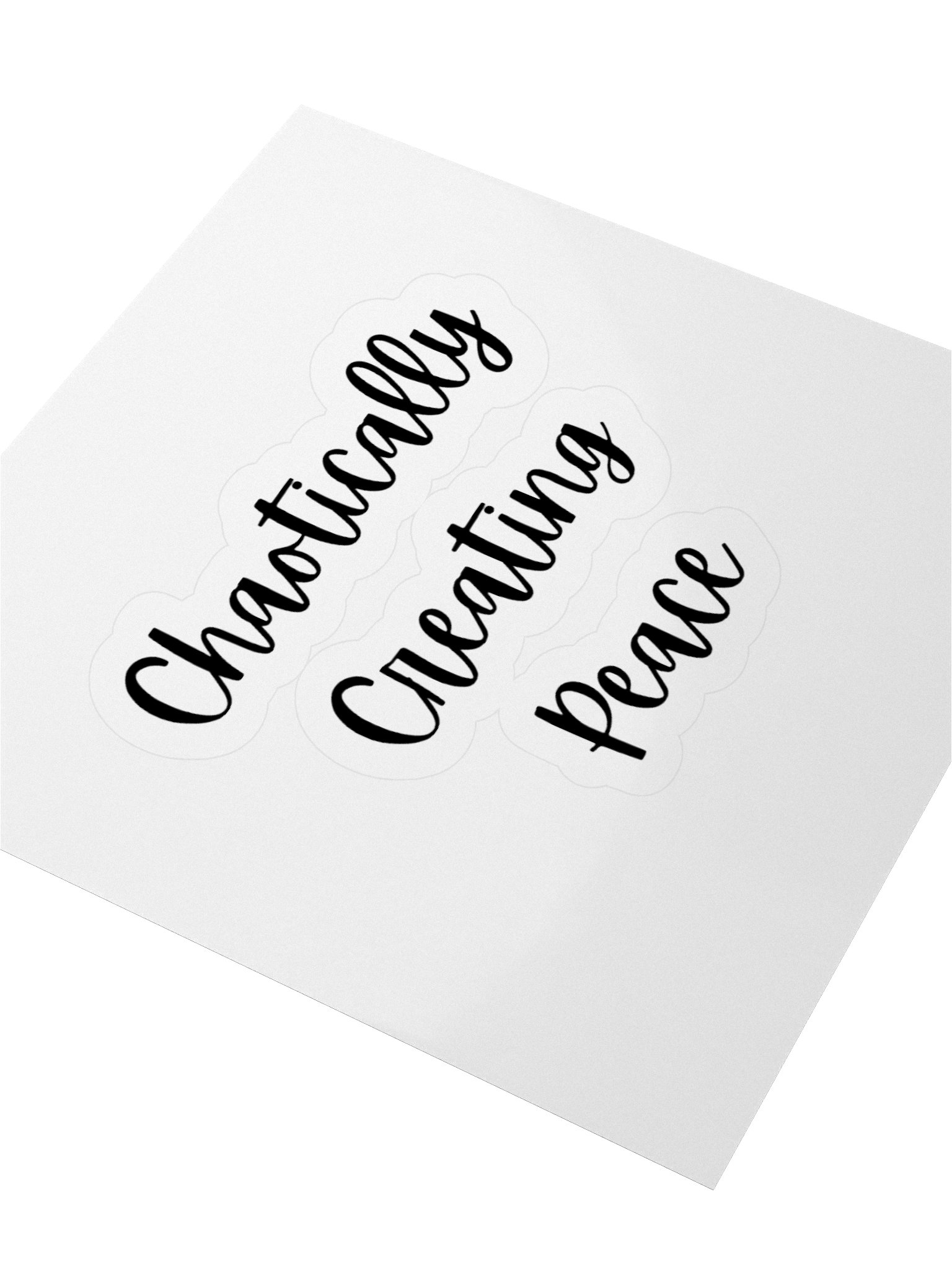 Peace Wave Chaotically Creating Peace Sticker product image (3)