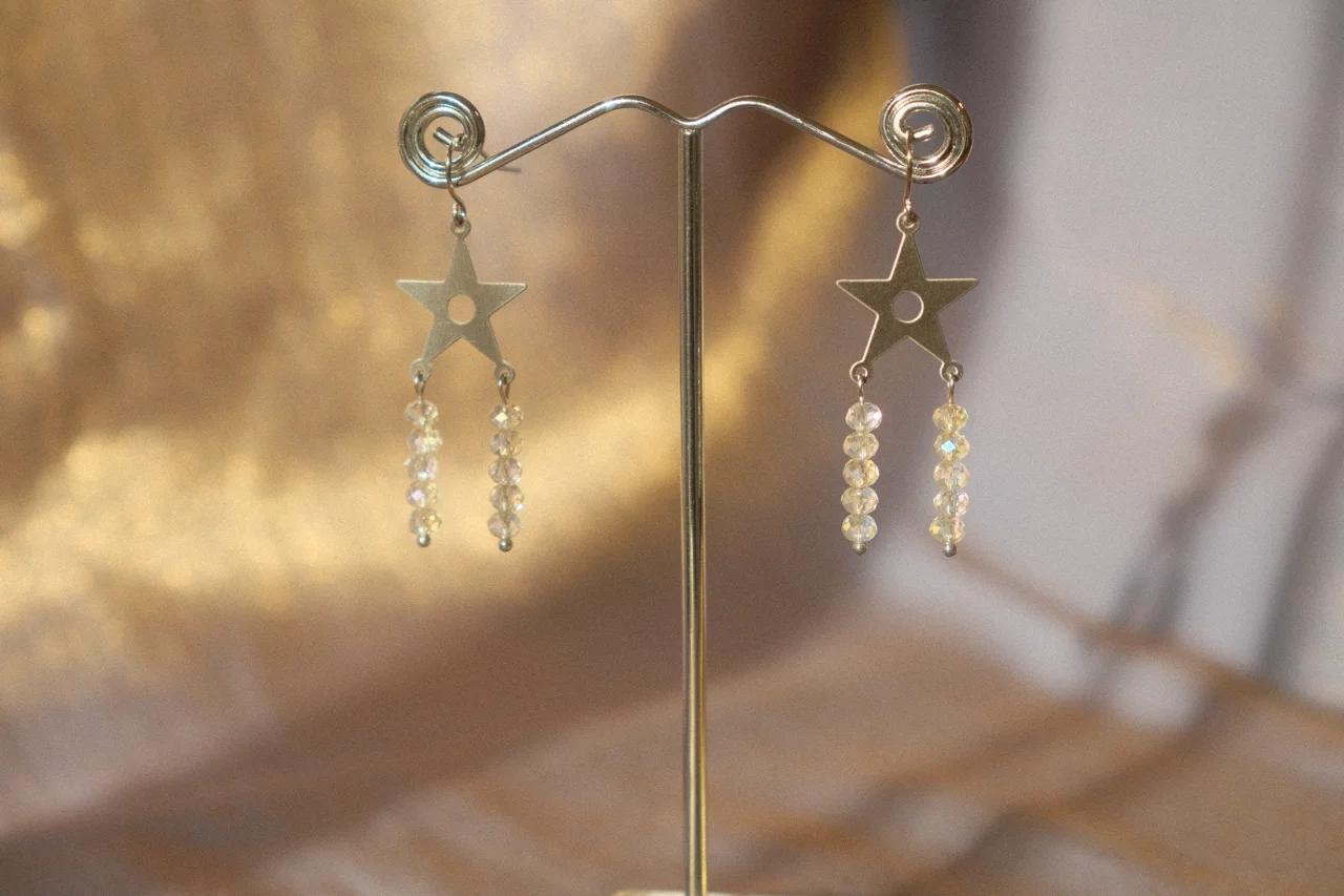 Crystal Star Earrings product image (9)