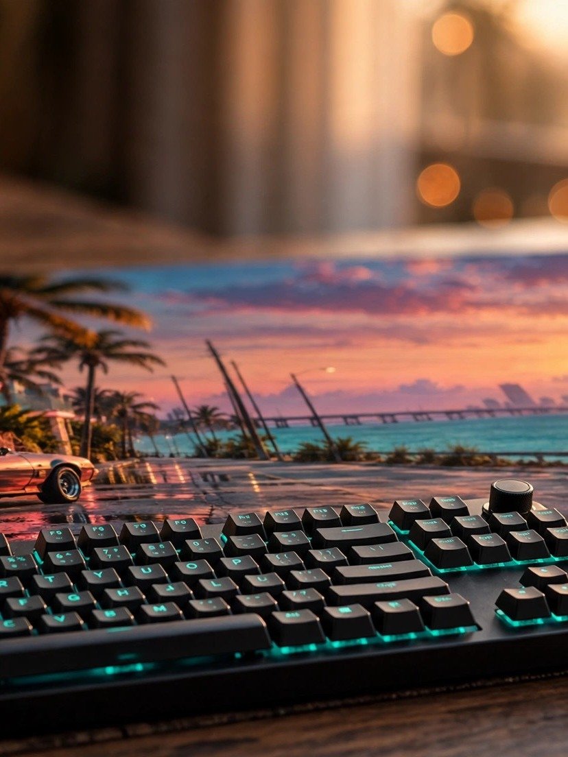Heatwave Strip — Desk Mat product image (3)