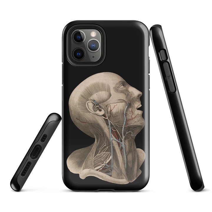 Anatomy Unleashed (Black Background) iPhone® Tough Case product image (3)