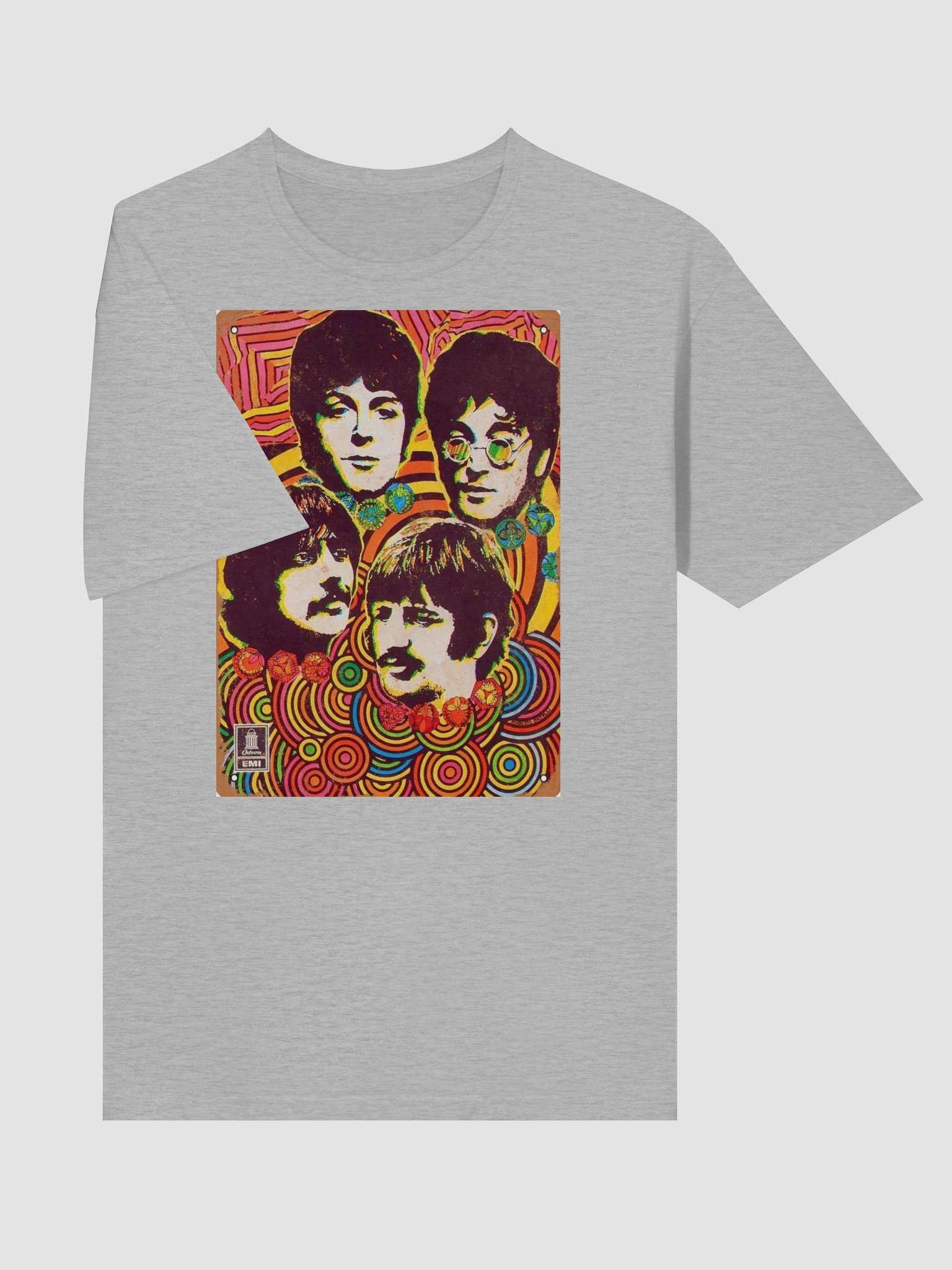 The Beatles T-Shirt | Psychedelic 1960s Rock Art Graphic Tee | Vintage Pop Art Music Shirt product image (3)