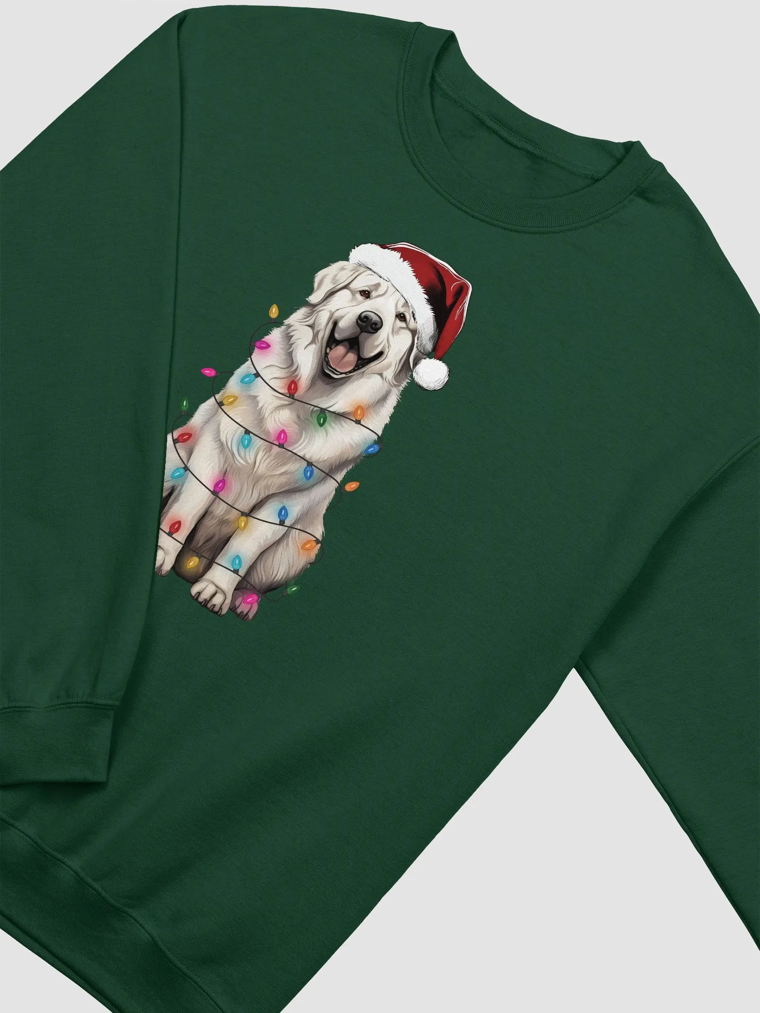 Funny Great Pyrenees Christmas Sweatshirt for Great Pyrenees Paw-rents product image (9)