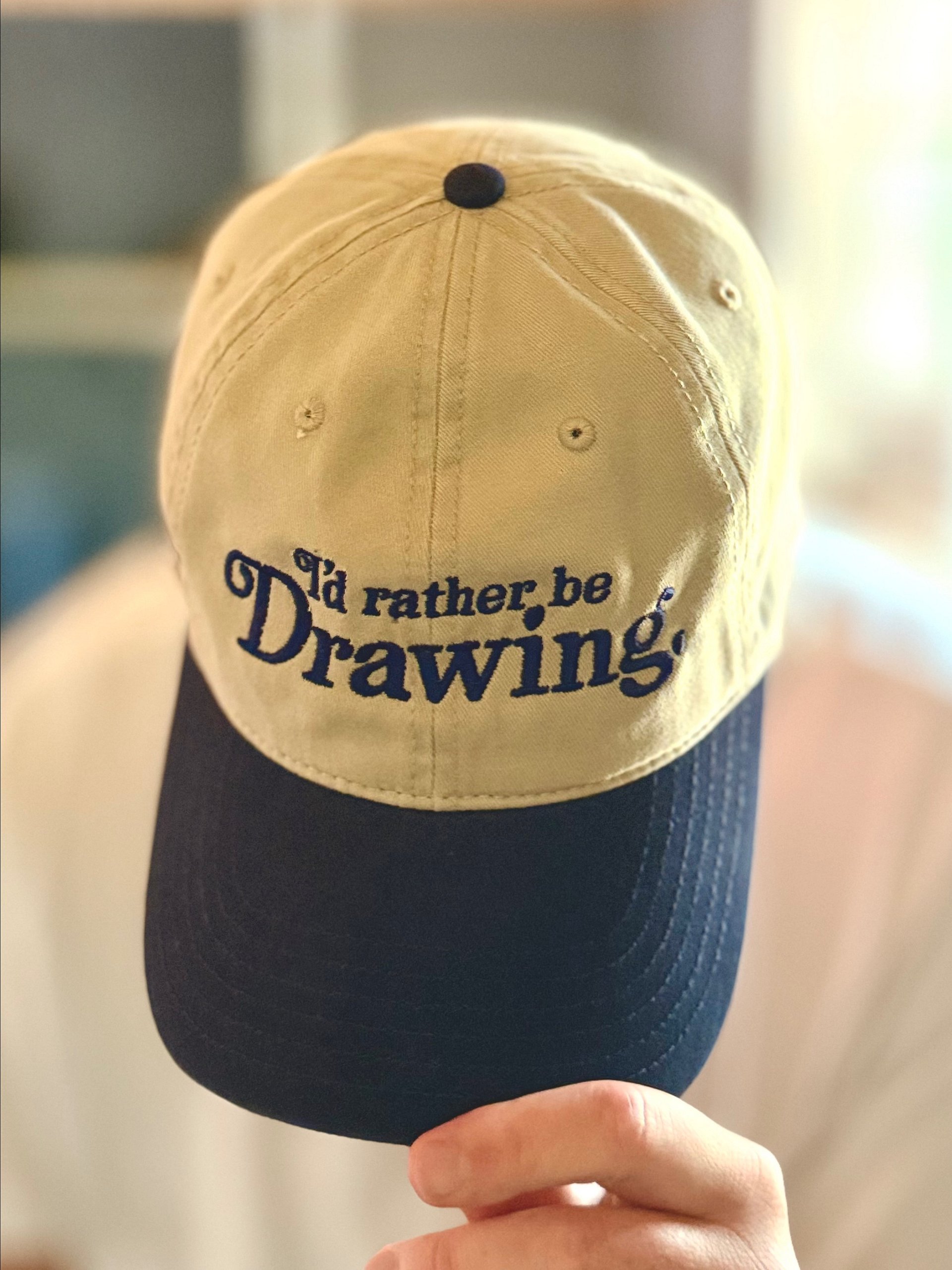 I'd Rather Be Drawing - Cap product image (13)