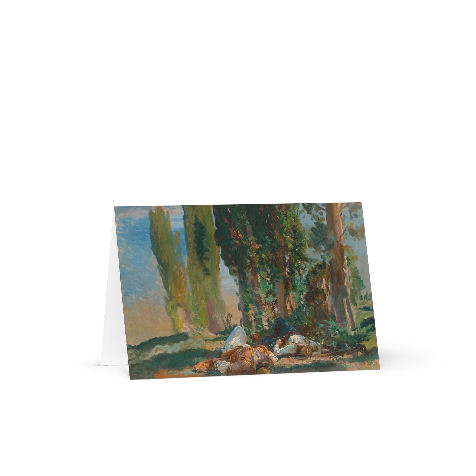 Under the Cypress Trees at Corfu (John Singer Sargent) Greeting Card product image (2)