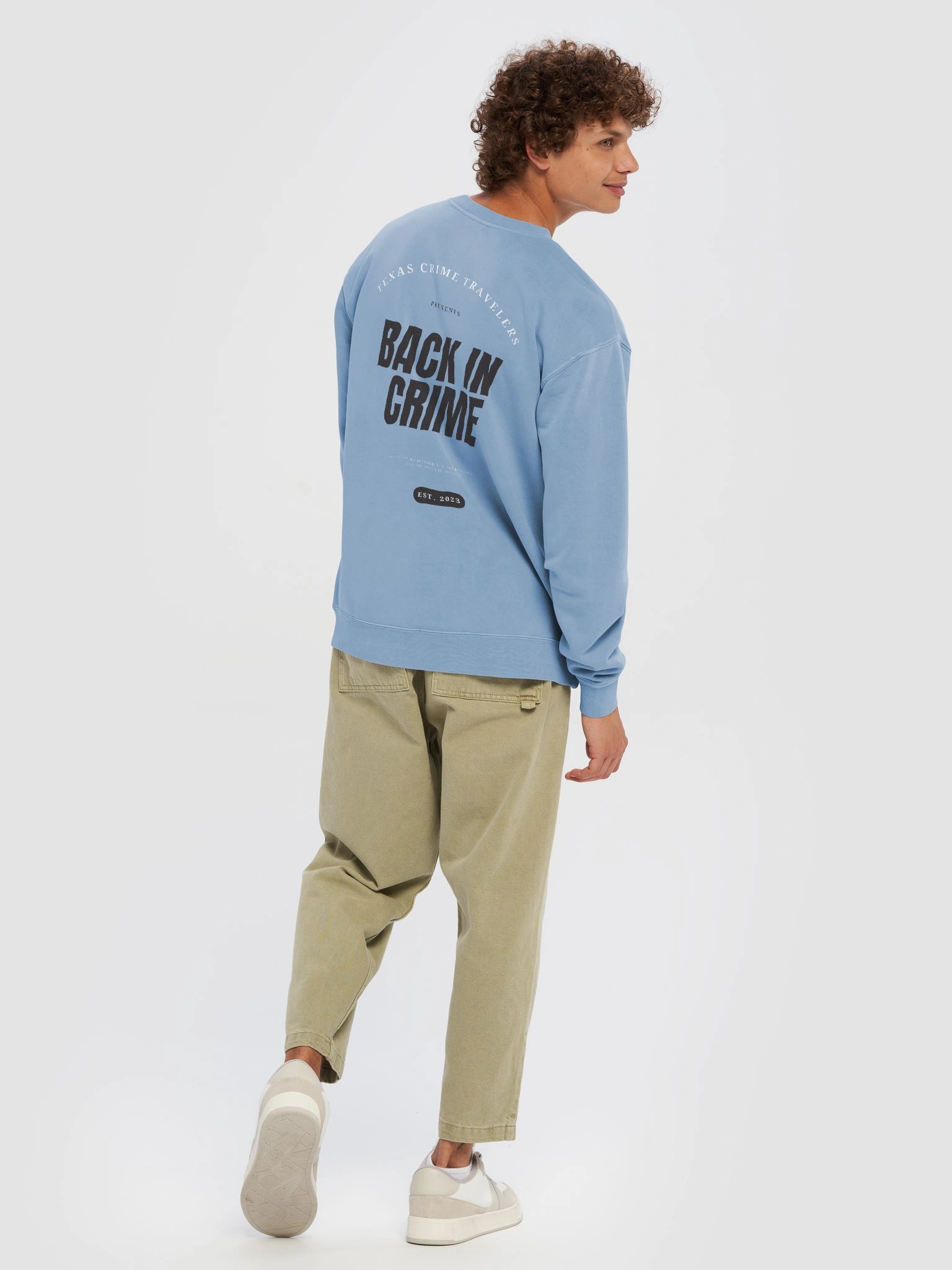 Back in Crime Vintage Washed Crewneck product image (7)