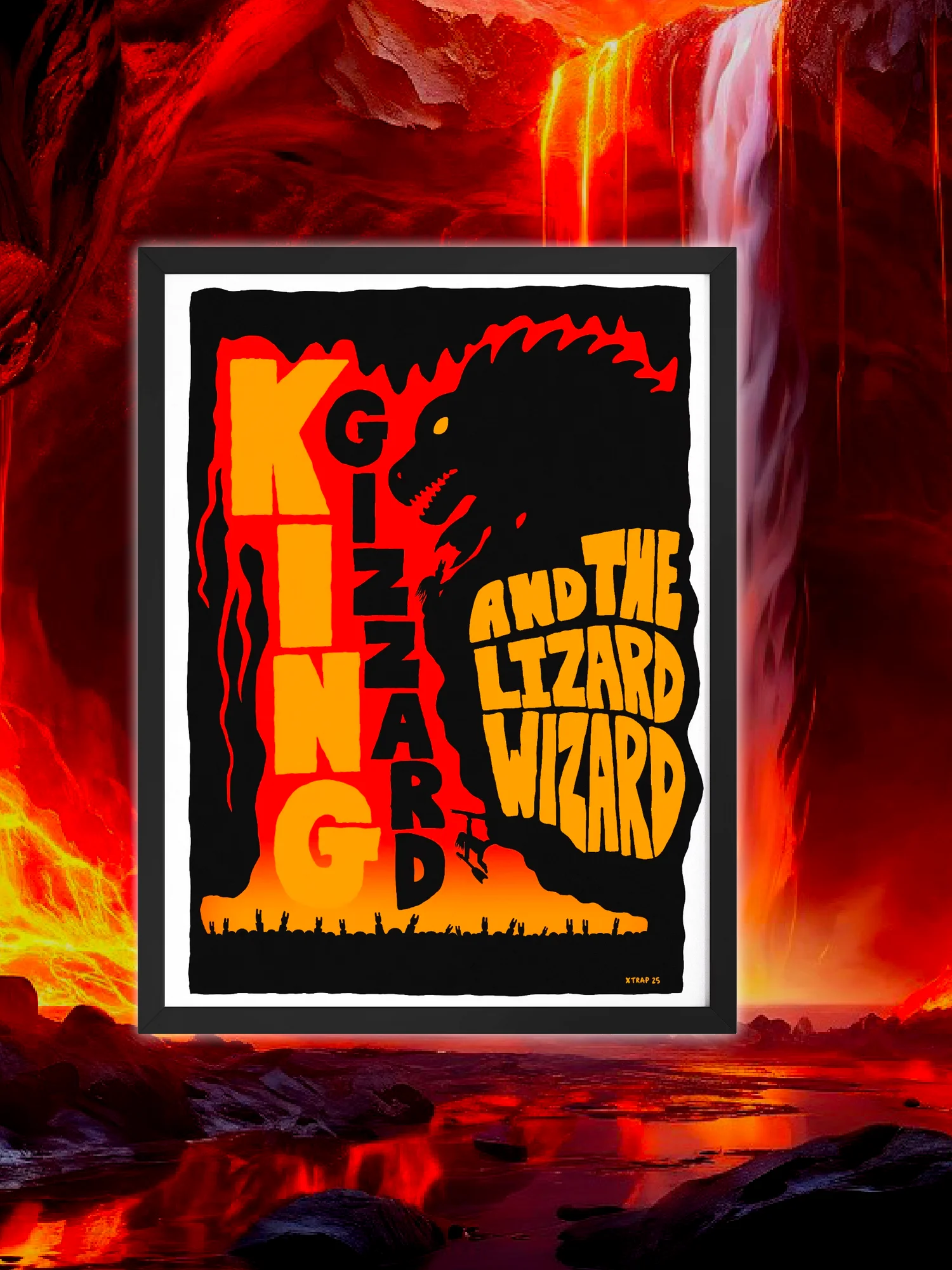 KING GIZZARD AND THE LIZARD WIZARD FRAMED POSTER product image (1)
